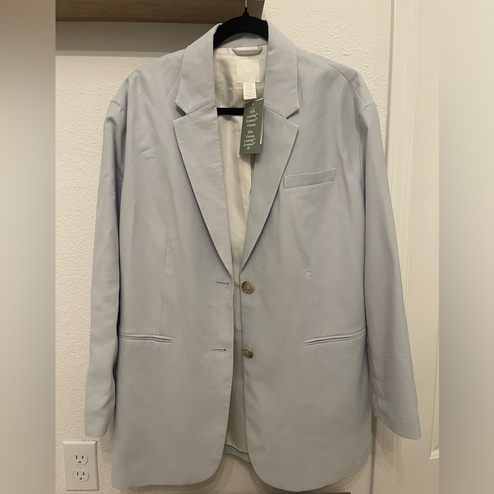 H&M Light Blue Blazer